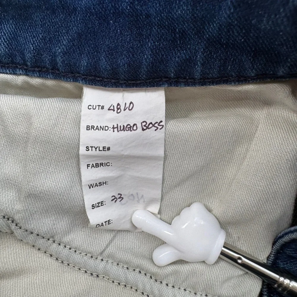 Hugo Boss Sample Prototype Jeans Men's 33x31 Minimalist Designer Denim Stretch